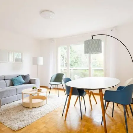 Spacious 52 Sqm Cozy Flat - Free Parking - 10 Min To Old Town * لوزان